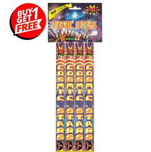 Cosmic Stars 20mm Roman Candles (Pack of 4) - BUY 1 PACK GET 1 PACK FREE