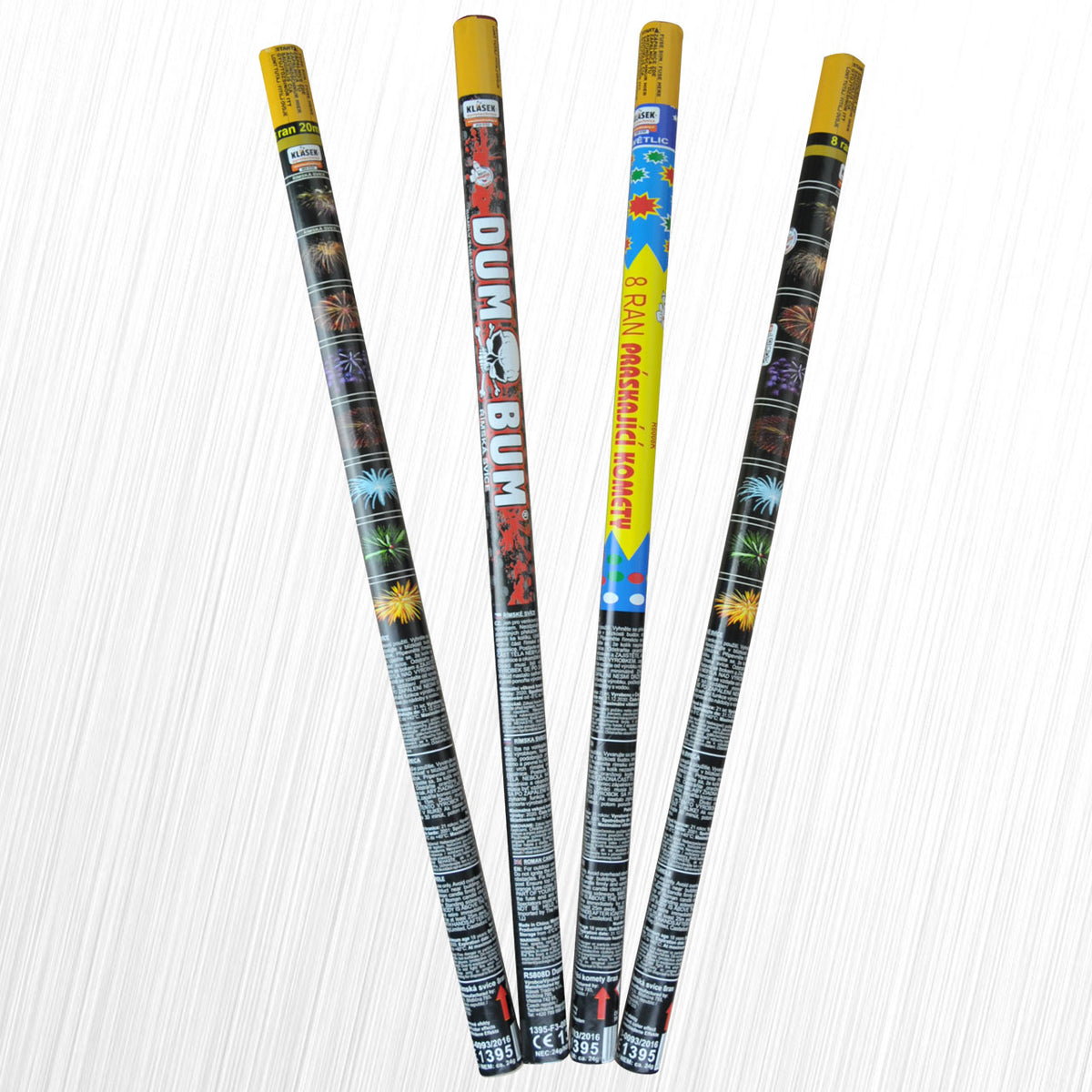 R6008M 8 shot Roman Candles 1.3G LOUD (Pack of 4) BUY 1 GET 1 FREE