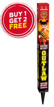 OUTLAW *SPECIAL OFFER* - 180 shots MINI GATLING ROMAN CANDLE - BUY 1 GET 2 FREE