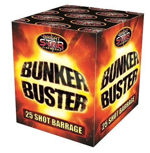 FULL CASE OF BUNKER BUSTER 25shot CAKES BULK BUY (12 x £9.00 each including VAT) - IN STORE ONLY
