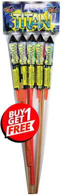 Titan Small Rockets (Pack of 5) - BUY 1 GET 1 FREE