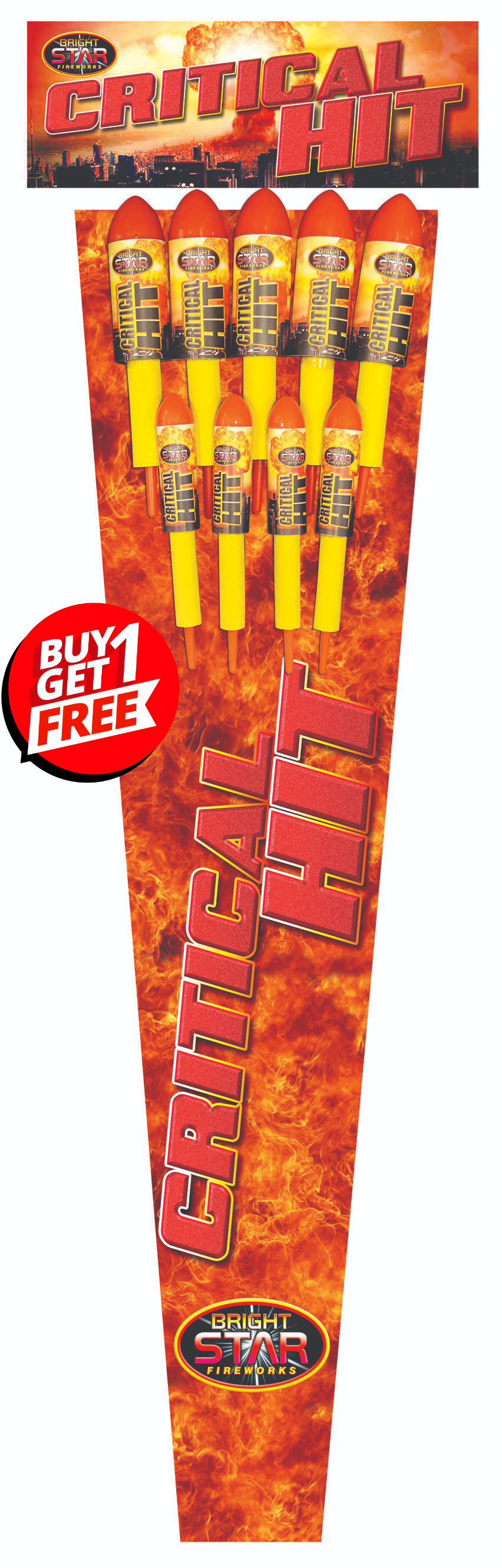 Critical Hit Rockets (Pack of 9) - BUY 1 GET 1 FREE