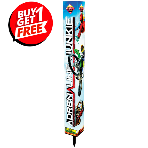 Adrenaline Junkie - 180 shots Roman Candle - BUY 1 GET 1 FREE