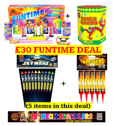 £30 FUNTIME MEGA DEAL 2024 (PRICE FOR ONE DEAL ONLY) - IN STORE ONLY