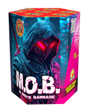 MAGNIFICENT SIX BARRAGE BOX 1.3G LOUD CAKES (6 x 19shot cakes in 1 box) - IN STORE ONLY