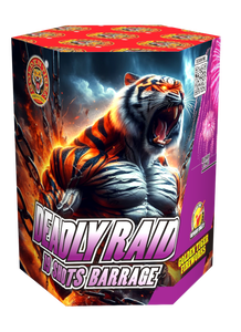 MAGNIFICENT SIX BARRAGE BOX 1.3G LOUD CAKES (6 x 19shot cakes in 1 box) - IN STORE ONLY
