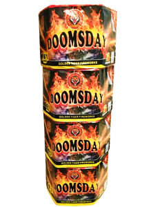 WHOLESALE - FULL CASE OF DOOMSDAY 61shot 1.3G CAKE BULK BUY (4 x £30.00 each including VAT) - IN STORE ONLY