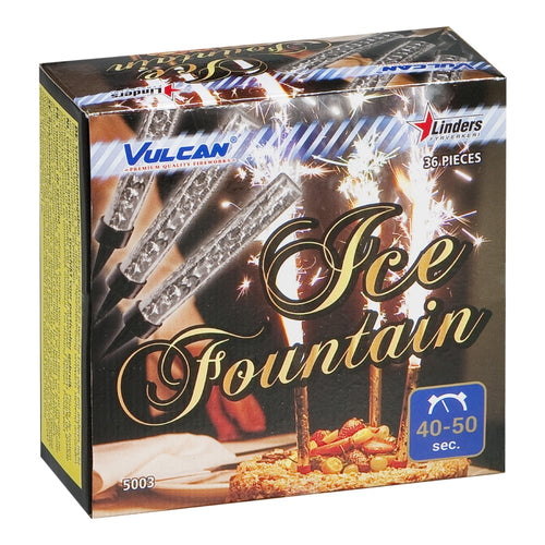 36 x Good Quality Indoor Ice Fountains 12cm (40 seconds burn time)