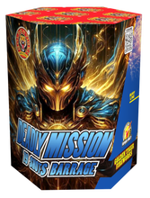 MAGNIFICENT SIX BARRAGE BOX 1.3G LOUD CAKES (6 x 19shot cakes in 1 box) - IN STORE ONLY