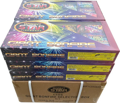WHOLESALE - FULL CASE OF GIANT BONFIRE SELECTION BOXES BULK BUY (6 x £24.00 each including VAT) - IN STORE ONLY