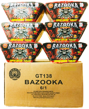 WHOLESALE - FULL CASE OF BAZOOKA 49shot 1.3G FAN CAKES BULK BUY (6 x £18.00 each including VAT) - IN STORE ONLY