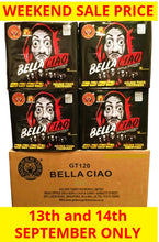 *SALE WEEKEND PRICE 13th/14th SEPTEMBER* WHOLESALE - FULL CASE OF BELLA CIAO 49shot 30mm 1.3G CAKE BULK BUY (4 x £25.00 each including VAT) - IN STORE ONLY