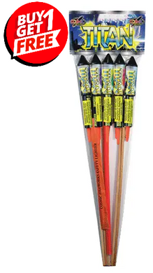 Titan Small Rockets (Pack of 5) - BUY 1 GET 1 FREE
