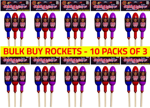*NEW LOW PRICE* WHOLESALE - FULL CASE OF COBRA 1.3G ROCKETS BULK BUY (10 PACKS x £20.00 each including VAT) - IN STORE ONLY
