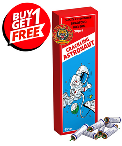 Crackling Astronaut Novelty Fireworks (Box of 30pcs) - BUY 1 GET 1 FREE