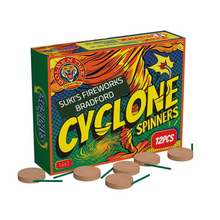 Cyclone Mini Spinners Novelty Ground Fireworks (Box of 12pcs) - BUY 1 GET 1 FREE