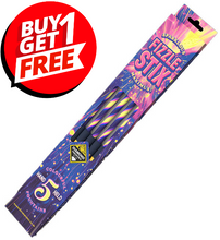 Fizzle Stix Handheld Novelty Sparklers (Pack of 5) - BUY 1 GET 1 FREE