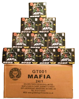 WHOLESALE - FULL CASE OF MAFIA 15shot 1.3G CAKE BULK BUY (24 x £3.75 each including VAT) - IN STORE ONLY