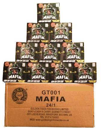 WHOLESALE - FULL CASE OF MAFIA 15shot 1.3G CAKE BULK BUY (24 x £3.75 each including VAT) - IN STORE ONLY