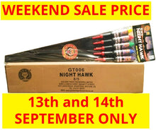 *SALE WEEKEND PRICE 13th/14th SEPTEMBER* WHOLESALE - FULL CASE OF NIGHT HAWKS 1.3G ROCKETS BULK BUY (8 PACKS x £10.00 each including VAT) - IN STORE ONLY