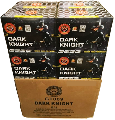 WHOLESALE - FULL CASE OF DARK KNIGHT 40shot 1.3G CAKE BULK BUY (8 x £18.00 each including VAT) - IN STORE ONLY