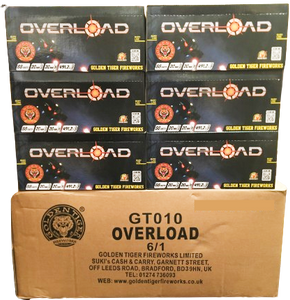 WHOLESALE - FULL CASE OF OVERLOAD 88shot 1.3G CAKE BULK BUY (6 x £22.50 each including VAT) - IN STORE ONLY