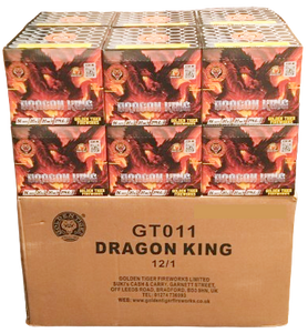 WHOLESALE - FULL CASE OF DRAGON KING 36shot 1.3G CAKE BULK BUY (12 x £11.00 each including VAT) - IN STORE ONLY