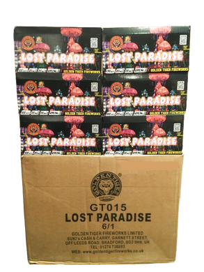 WHOLESALE - FULL CASE OF LOST PARADISE 100shot 1.3G CAKE BULK BUY (6 x £25.00 each including VAT) - IN STORE ONLY