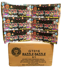 FULL CASE OF RAZZLE DAZZLE 66shot 1.3G CAKE BULK BUY (6 x £18.00 each including VAT) - IN STORE ONLY