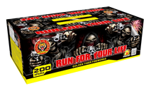 RUN FOR YOUR LIFE - 200 shot 1.3G Compound barrage (1 piece ONLY)