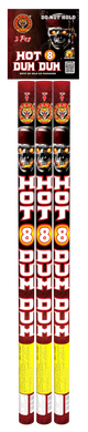 HOT 8 DUM DUM 30mm 1.3G LONG Roman Candles (Price for 1 Pack of 3)