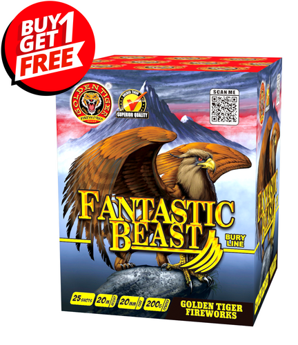 FANTASTIC BEAST - 25 shot 1.3G LOUD Barrage - BUY 1 GET 1 FREE