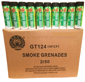 WHOLESALE - 100 x Green Smoke Grenades (60 seconds) BULK BUY - 100 x £2.25 each (including VAT)