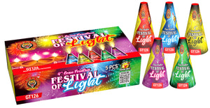 FESTIVAL OF LIGHT SMALL 4" FOUNTAINS (Pack of 5) - BUY 1 PACK GET 1 PACK FREE