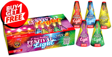 FESTIVAL OF LIGHT SMALL 4" FOUNTAINS (Pack of 5) - BUY 1 PACK GET 1 PACK FREE