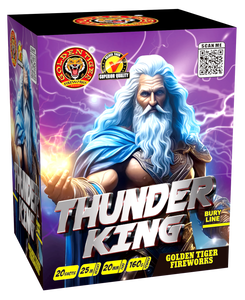 WHOLESALE - FULL CASE OF THUNDER KING 20shot 1.3G CAKE BULK BUY (12 x £6.00 each including VAT) - IN STORE ONLY