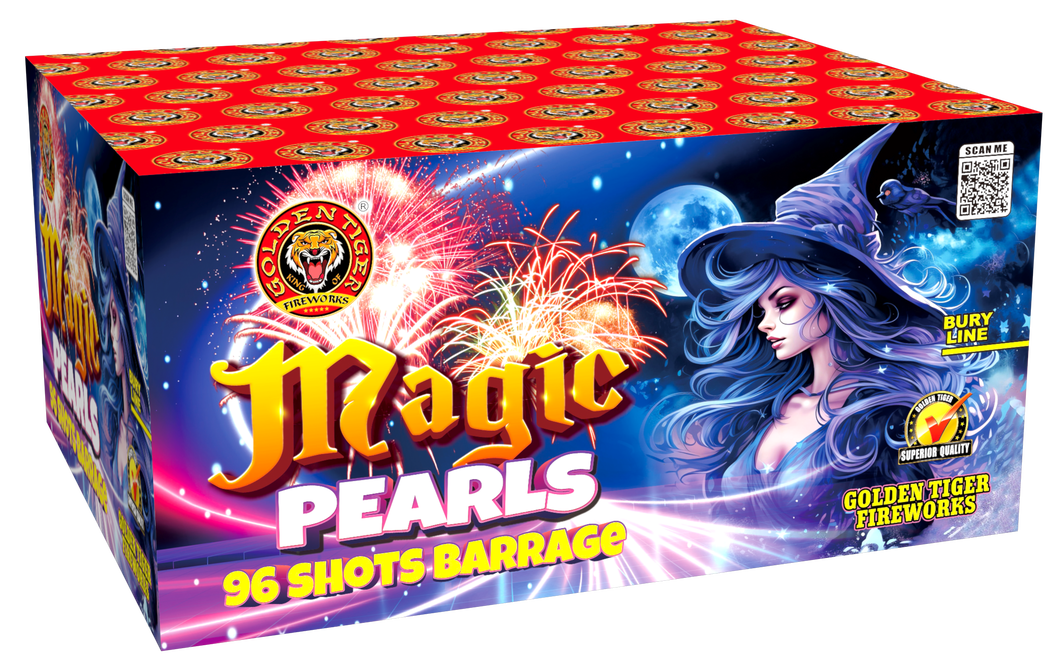 MAGIC PEARLS - 96 shot 1.3G WOW Display Firework (1 piece ONLY)