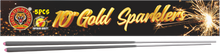 WHOLESALE - HALF CASE OF GOLD 10" SPARKLERS BULK BUY (200 packs x £0.35 each including VAT) - IN STORE ONLY