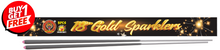 18" GIANT GOLD SPARKLERS 45cm (Pack of 5) - BUY 1 GET 1 FREE
