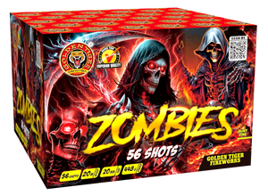 ZOMBIES - 56 shot 1.3G LOUD Barrage - BUY 1 GET 1 FREE
