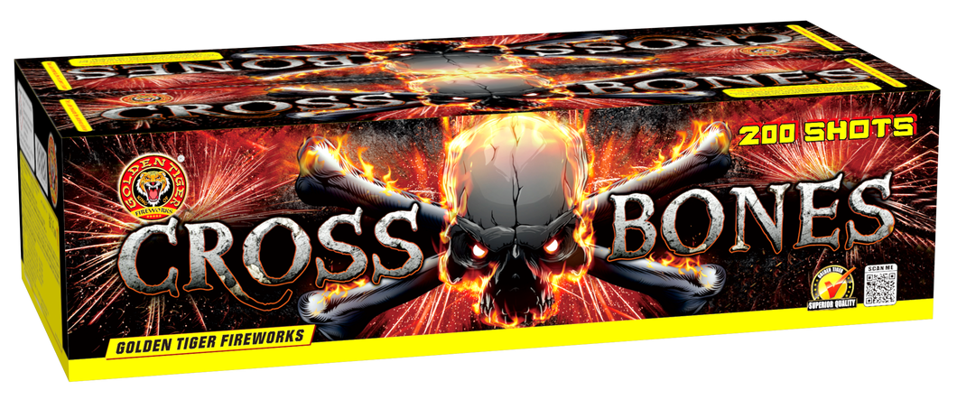 CROSS BONES - 200 shots 1.3G Compound Barrage (1 piece ONLY)