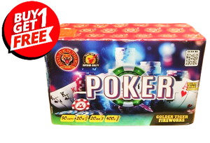 POKER - 50 shot 1.3G LOUD Barrage - BUY 1 GET 1 FREE