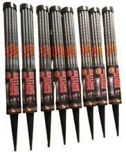 WHOLESALE - FULL CASE OF GATLING EXTREME 450 SHOT ROMAN CANDLES BULK BUY (8 x £18.00 each including VAT) - IN STORE ONLY