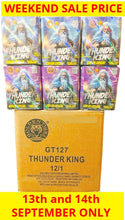 *SALE WEEKEND PRICE 13th/14th SEPTEMBER* WHOLESALE - FULL CASE OF THUNDER KING 20shot 1.3G CAKE BULK BUY (12 x £5.00 each including VAT) - IN STORE ONLY
