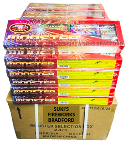 WHOLESALE - FULL CASE OF MONSTER SELECTION BOXES BULK BUY (24 x £7.00 each including VAT) - IN STORE ONLY