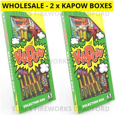 WHOLESALE - FULL CASE OF KAPOW SELECTION BOXES BULK BUY (2 x £65.00 each including VAT) - IN STORE ONLY