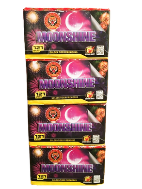 WHOLESALE - FULL CASE OF MOONSHINE 121shot 1.3G CAKE BULK BUY (4 x £35.00 each including VAT) - IN STORE ONLY