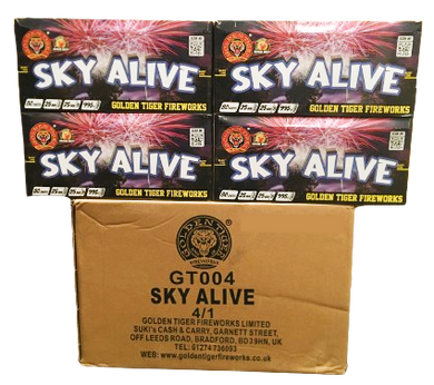 WHOLESALE - FULL CASE OF SKY ALIVE 80shot 1.3G CAKE BULK BUY (4 x £35.00 each including VAT) - IN STORE ONLY