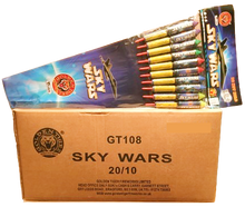 WHOLESALE - FULL CASE OF SKY WARS 10pack 1.3G ROCKETS BULK BUY (20 x £6.00 each including VAT) - IN STORE ONLY