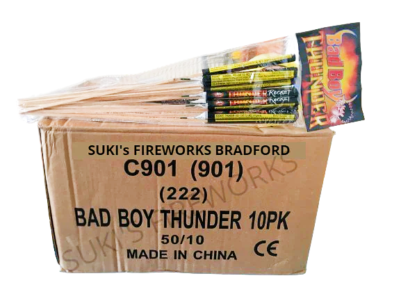 WHOLESALE - FULL CASE OF THUNDER ROCKETS BULK BUY (50 x £1.90 each including VAT) - AVAILABLE IN STORE ONLY